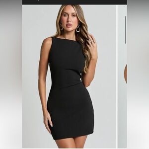Showpo Black Sleeveless Bodycon Mini Dress
